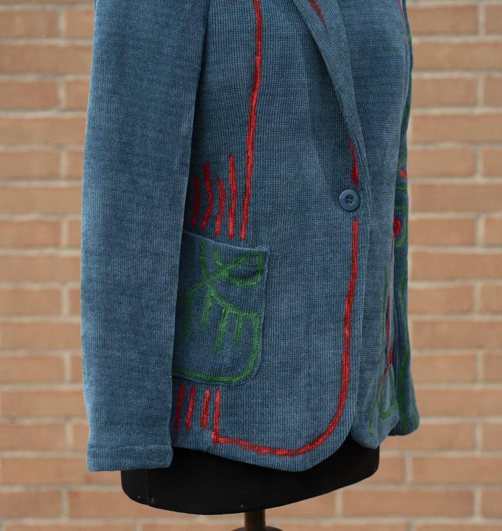 Giacca quadro blu rossa - LIMITED EDITION