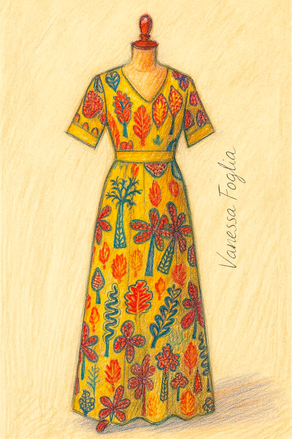 Abito lungo multicol - LIMITED EDITION