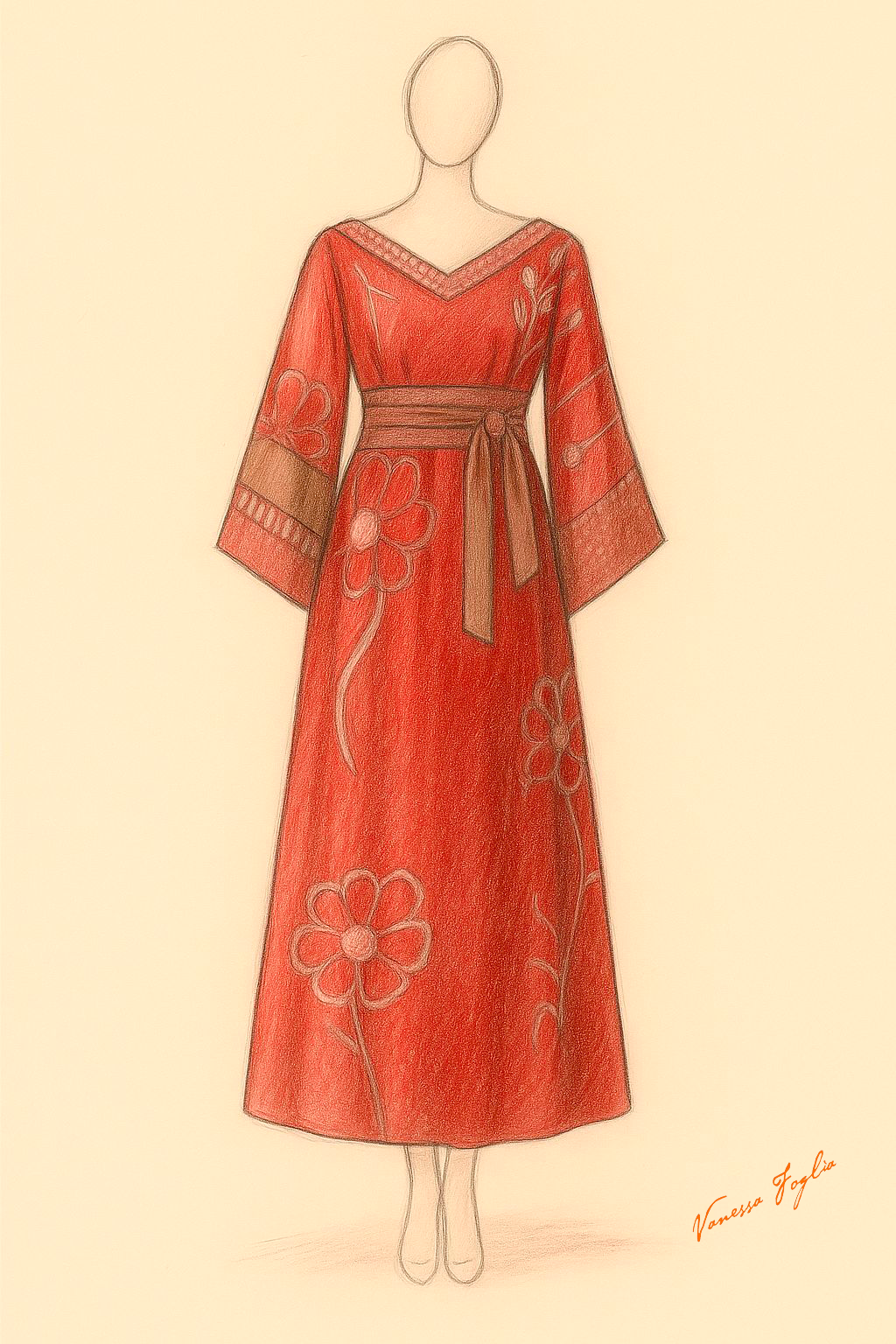 Abito kimo fiore - LIMITED EDITION