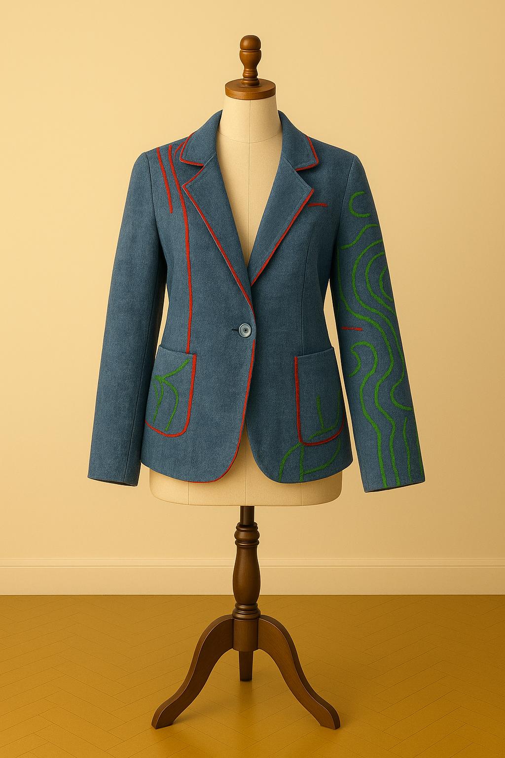 Giacca quadro blu rossa - LIMITED EDITION