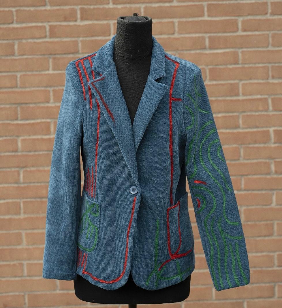 Giacca quadro blu rossa - LIMITED EDITION