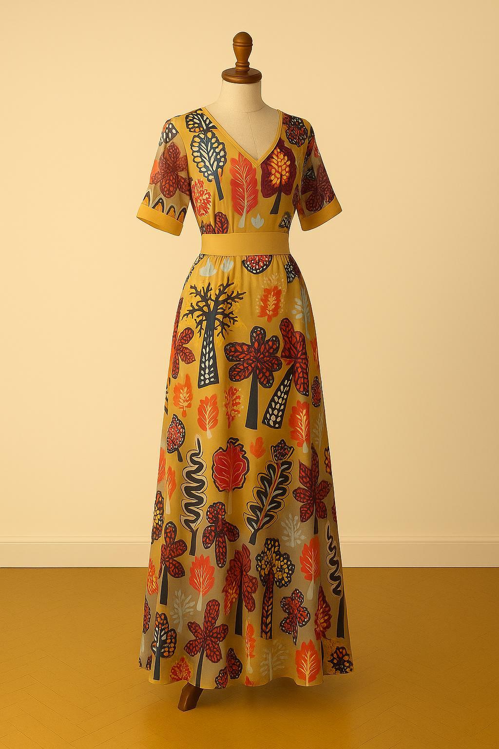 Abito lungo multicol - LIMITED EDITION